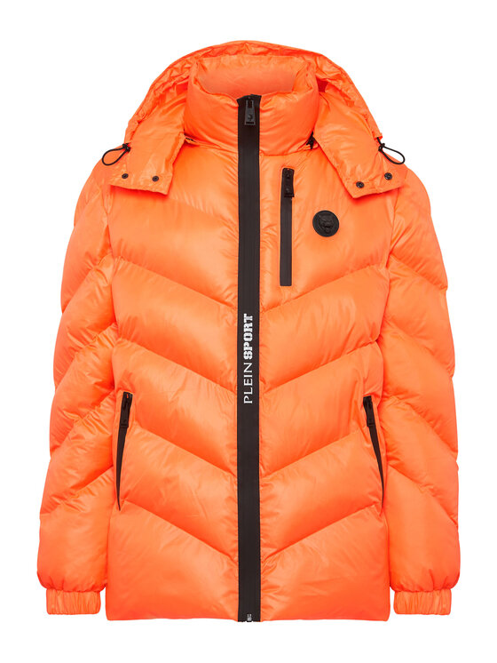 Plein Sport Plein Sport Giubbotto invernale 53 Arancione Regular Fit