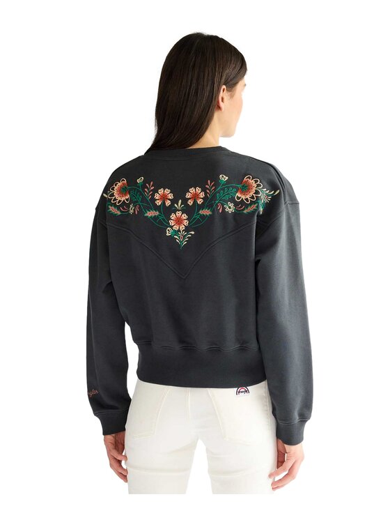 Wrangler Wrangler Bluza 112378109 Czarny Regular Fit