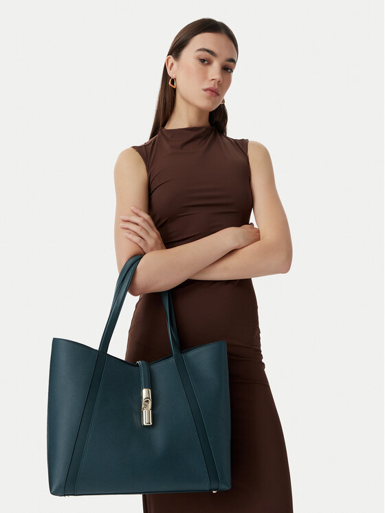 Furla Geantă Goccia L WB01788 BX3353 CN 4907S Verde închis