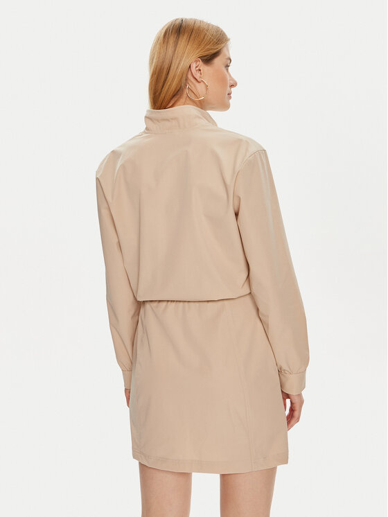 Guess Guess Kleid für den Alltag Aurelie V4YK01 WG982 Beige Regular Fit