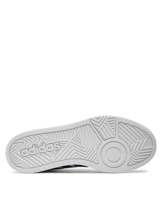 adidas adidas Sneakersy Hoops 3 Mid Lifestyle Basketball Classic Vintage IG1432 Biały