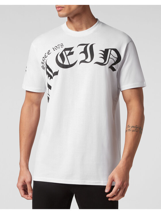 PHILIPP PLEIN PHILIPP PLEIN T-Shirt 329 Bílá Regular Fit