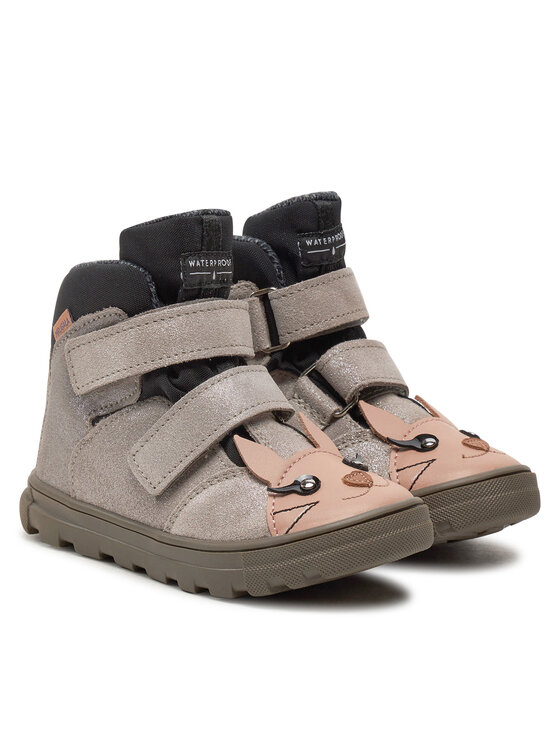 Mrugała Mrugała Schnürschuhe Adny 6280/4-84 Silberfarben