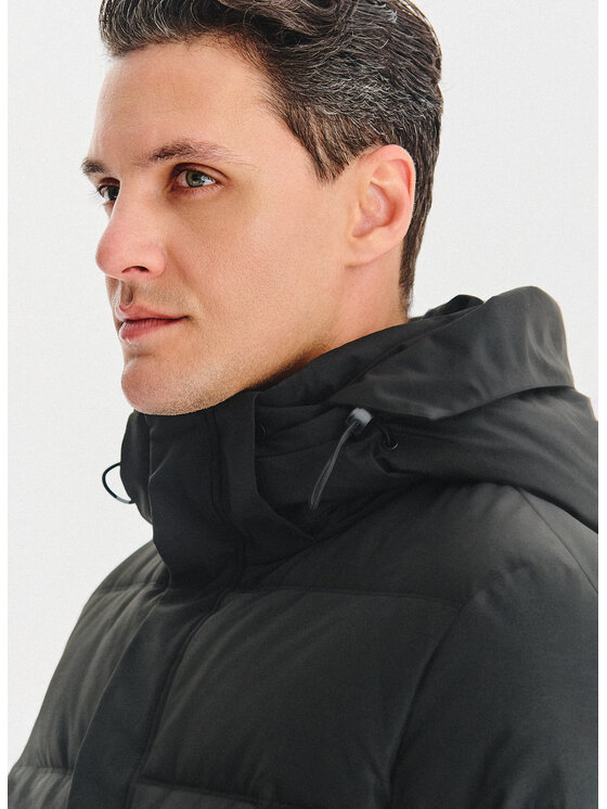 Pako Lorente Pako Lorente Kurtka puchowa P25WN-5X-012 Czarny Classic Fit