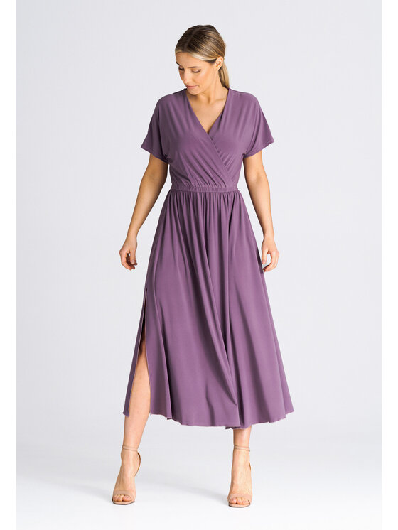 FIGL FIGLFIGL Vestito SUKIENKA M935 Viola Regular Fit