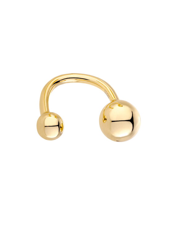 Nausznica Alicja&Maria Jewellery, Żółte złocenie, Bubbles