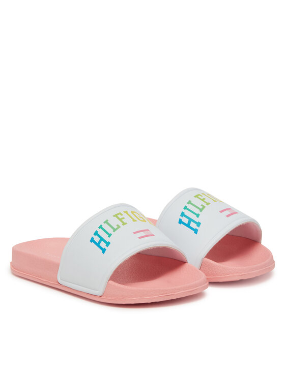 Tommy Hilfiger Tommy Hilfiger Šlepetės T3A0-33813-1172A Balta