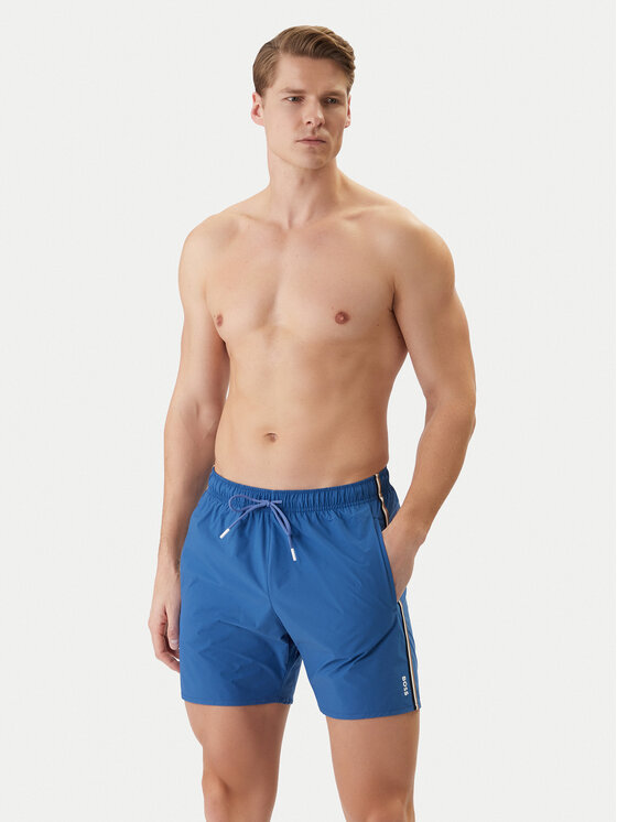 BOSS BOSS Pantaloni scurți pentru înot Iconic 50491594 Albastru Regular Fit