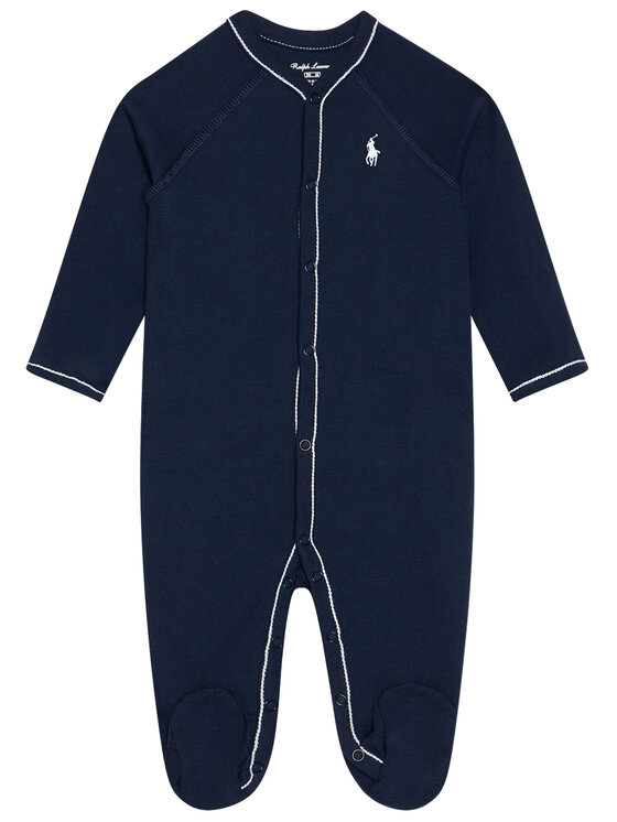 Polo Ralph Lauren Polo Ralph Lauren Kojenecké dupačky Solid 320552445001 Tmavomodrá
