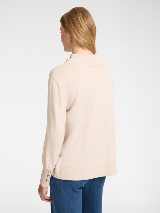 Elena Mirò Elena Mirò Cardigan M456Z000586N002 Écru Boxy Fit