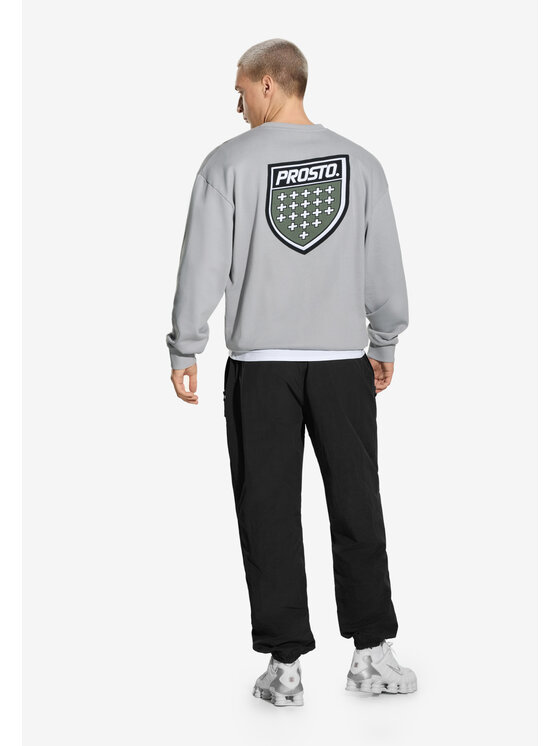 PROSTO. PROSTO. Bluza Shield Szary Oversize