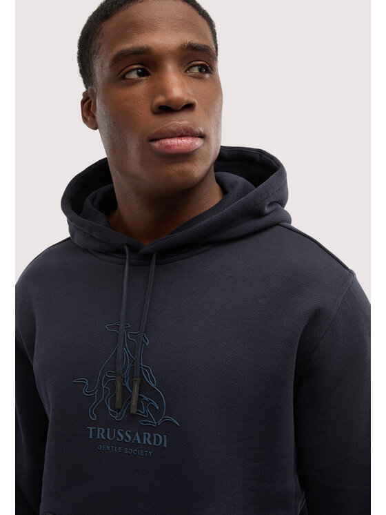 Trussardi Trussardi Felpa G8218000117N034 Blu Regular Fit