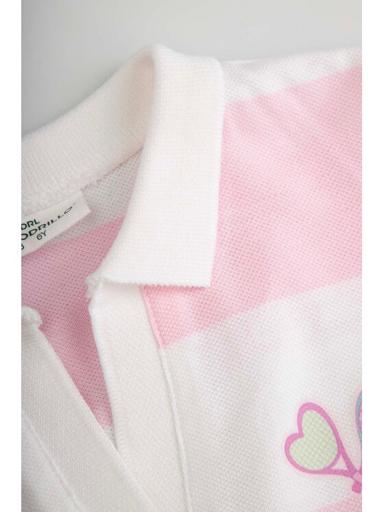 Coccodrillo Coccodrillo Tričko WC6143601JGK-022 Ružová Regular Fit