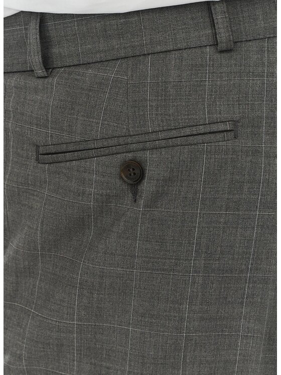 Pako Lorente Pako Lorente Spodnie garniturowe P24SF-6G-007 Szary Super Slim Fit