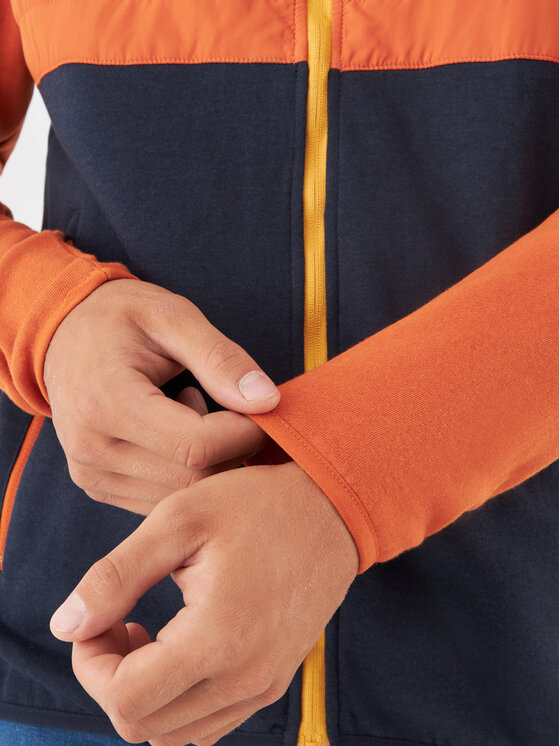 Viking Viking Kurtka softshell Creek Hoodie Bamboo Man Pomarańczowy Regular Fit