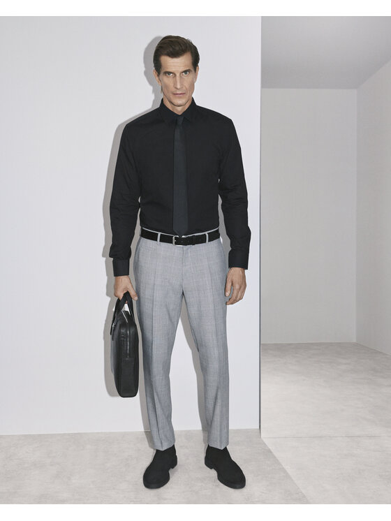 BOSS Boss Брюки від костюму H-Genius-224 50500110 Сірий Slim Fit