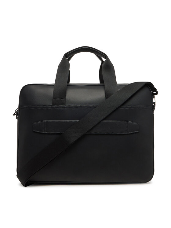 Tommy Hilfiger Tommy Hilfiger Torba za prenosnik Th Foundation Computer Bag AM0AM13198 Črna