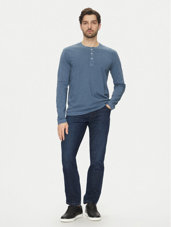 Marc O'Polo Marc O'Polo Longsleeve 522 2246 52064 Niebieski Regular Fit