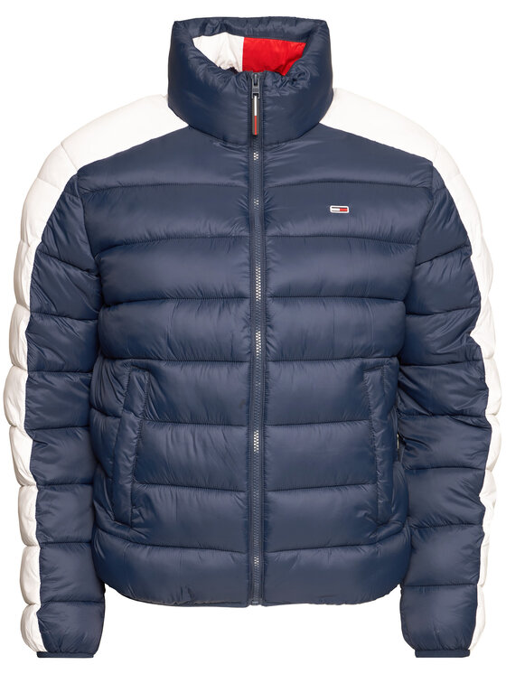 Tommy Jeans Pūkinė striukė Colorblock DM0DM08432 Tamsiai mėlyna Regular Fit  • Modivo.lt