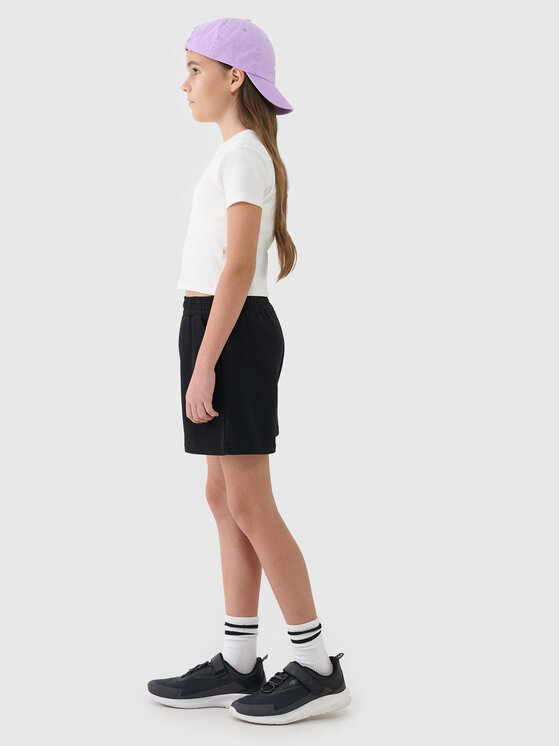 4F 4F Szorty sportowe BASIC+ Czarny Oversize