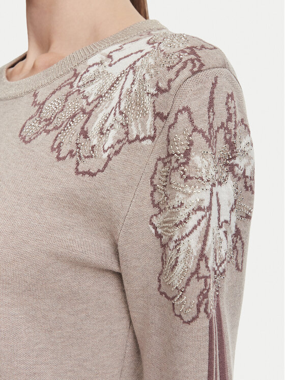Liu Jo Sport Liu Jo Sport Sweter TF6094 MS49I Szary Regular Fit
