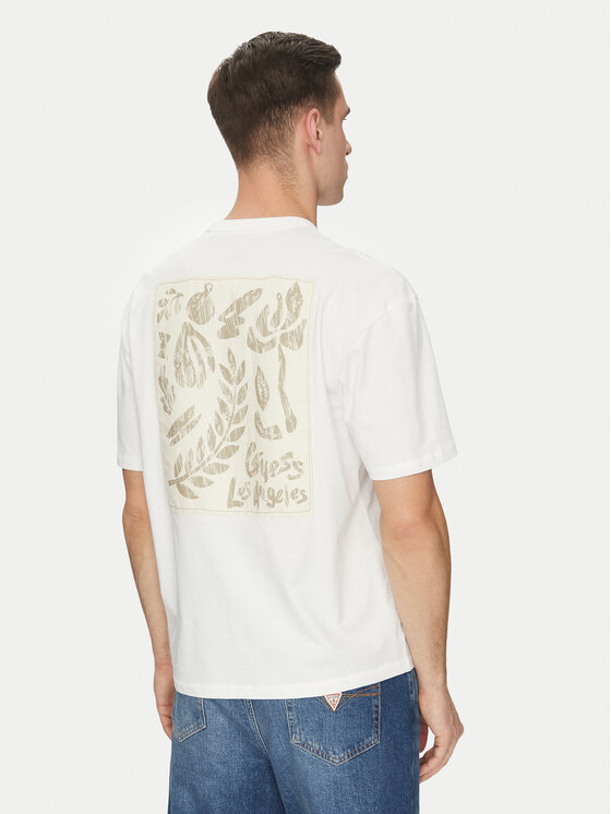 Guess Guess Marškinėliai 172901 Balta Classic Fit