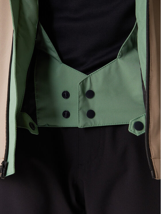 Quiksilver Quiksilver Сноуборд яке Sycamore Block EQYTJ03503 Зелен Relaxed Fit