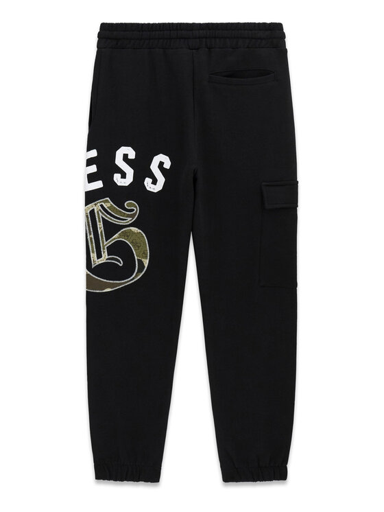 Guess Guess Sportinės kelnės L6YB01 K4083 Juoda Regular Fit
