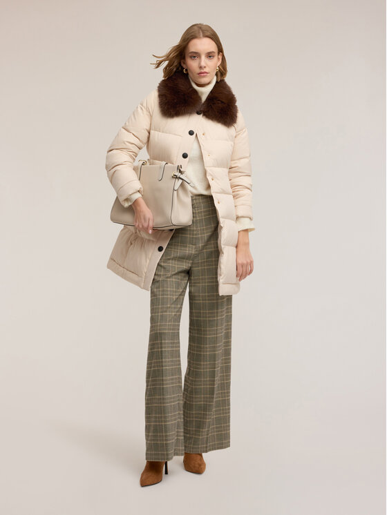 Motivi Motivi Giubbotto piumino F067Q000712N011 Bianco Regular Fit