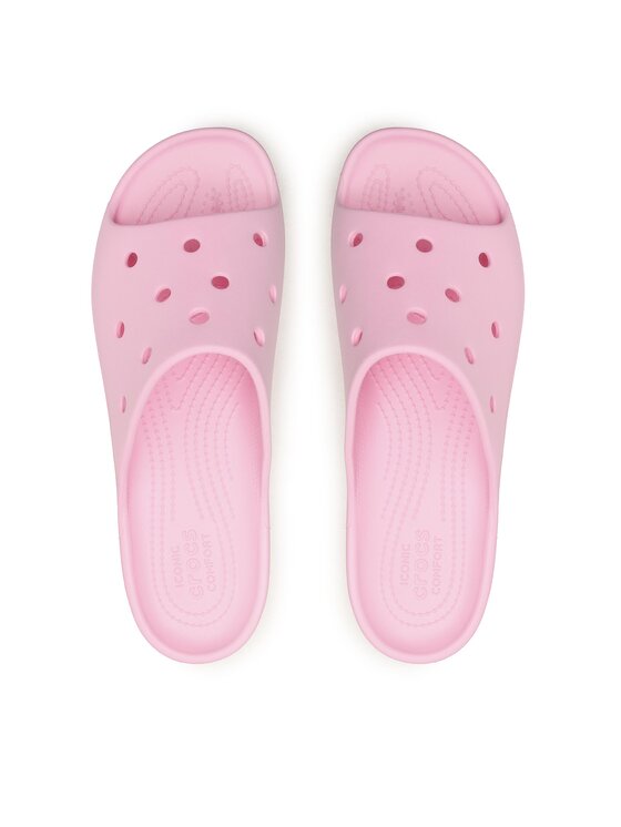 Crocs Crocs Plätud Classic Platform Slide 208180 Roosa