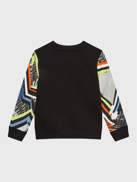 Felpa N3RQ01 KA6R3 Nero Regular Fit