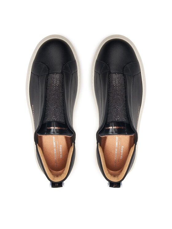 Alexander Smith Alexander Smith Снікерcи Wembley Slip-On ASBEWLW-1203 Чорний