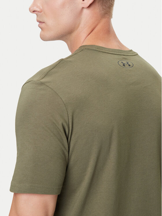 Under Armour Under Armour Tričko UA SPORTSTYLE LC SS 1326799 Kaki Regular Fit