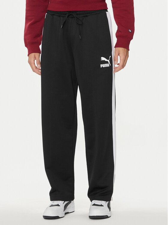 Puma Pantalon jogging Iconic T7 625412 Noir Straight Leg
