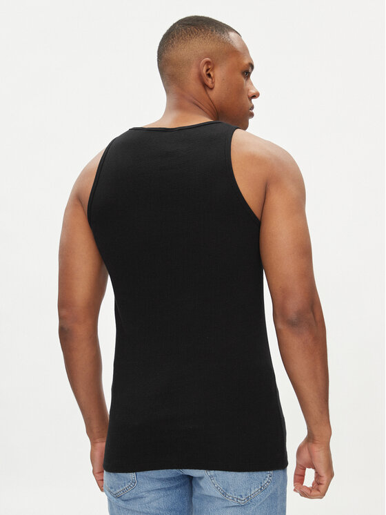 Jack&Jones Jack&Jones Tank top marškinėliai Havana 12251771 Juoda Regular Fit