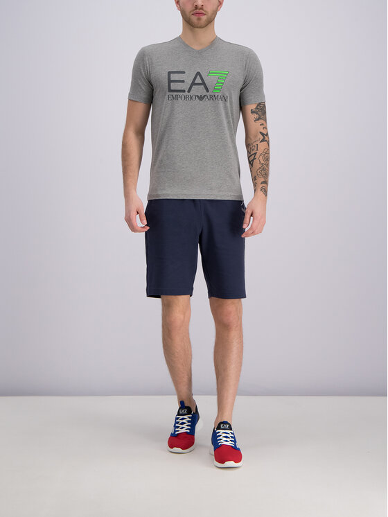 EA7 Emporio Armani EA7 Emporio Armani T-shirt 3GPT02 PJ03Z 3905 Gris Slim Fit