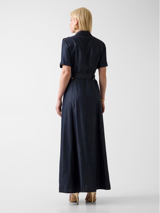 Marciano Guess Marciano Guess Φόρεμα πουκάμισο G6GK60 D1056 Σκούρο μπλε Classic Fit