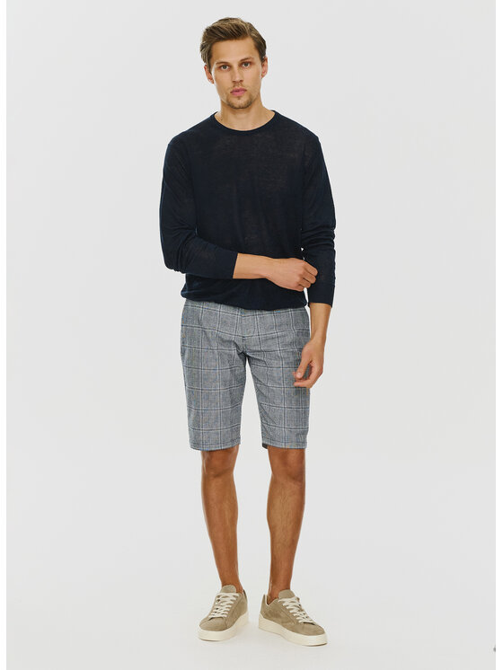 Pako Lorente Pako Lorente Szorty P24SF-WS-004 Granatowy Classic Fit
