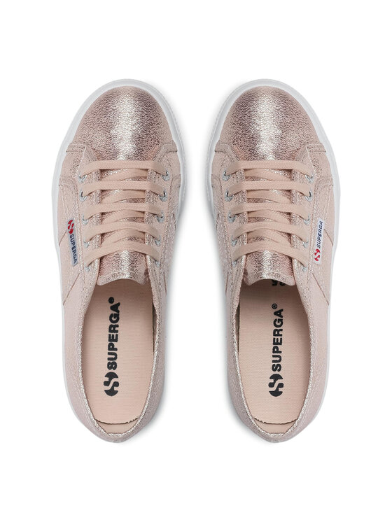 Superga lamej top
