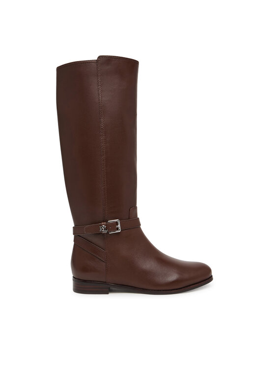 LAUREN RALPH LAUREN LAUREN RALPH LAUREN Kozačky ve vojenském stylu 802974383002 Hnědá