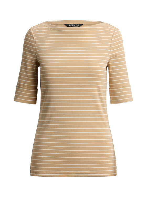 LAUREN RALPH LAUREN LAUREN RALPH LAUREN Bluzka Judy 200P13919003 Beżowy Regular Fit