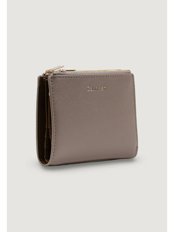 Calvin Klein Calvin Klein Πορτοφόλι FOIL LOGO DBL ZIP Μπεζ