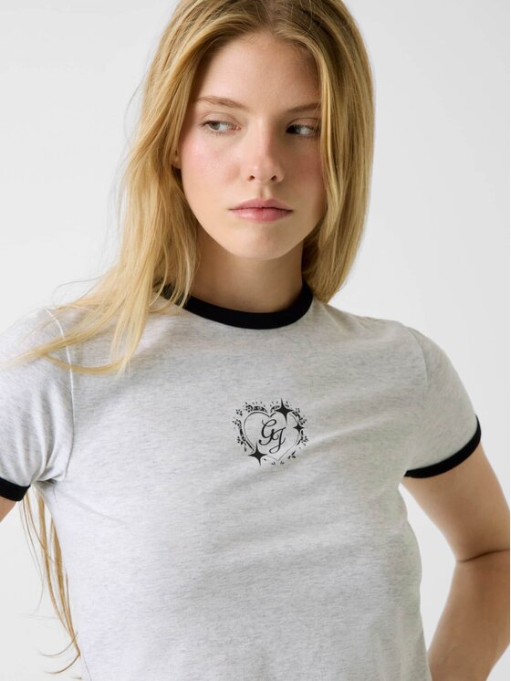 Guess Jeans Guess Jeans T-shirt W6RI16 J1314 Siva Classic Fit