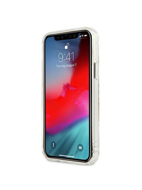 Guess Guess Etui na telefon iPhone 12 Pro Max Przezroczysty