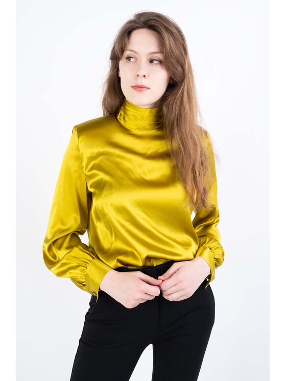 PINKO Pinko Halenka BABI Zelená Regular Fit