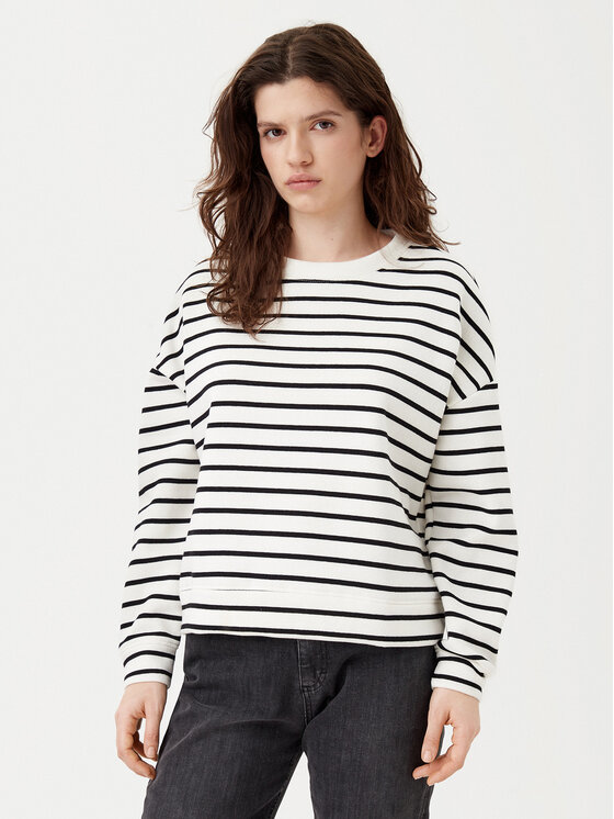 Pieces Bluzka Chilli 17146886 Écru Regular Fit