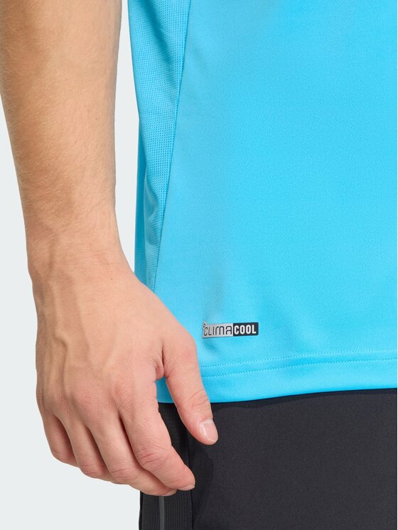 adidas adidas Koszulka techniczna Tech Apparel Tee Błękitny Regular Fit