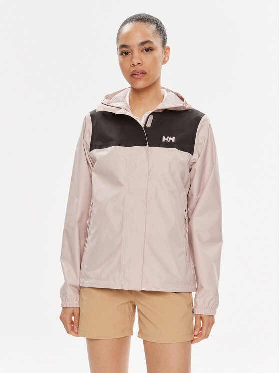 Helly Hansen Helly Hansen Větrovka W Vancouver Rain Jacket 53587 Růžová Regular Fit