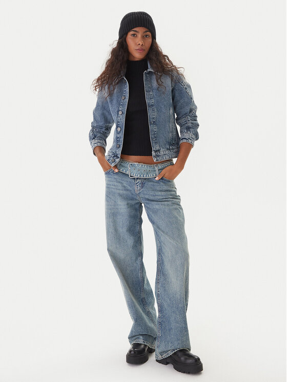 G-Star Raw G-Star Raw Džínsová bunda Kitoh 3D D26776 E207 Modrá Regular Fit