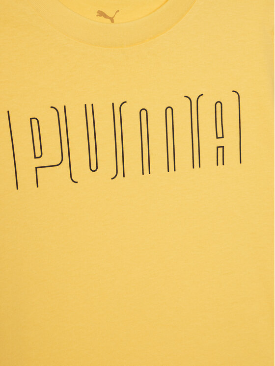 Puma Puma Тишърт Puma Sport Graphic 685850 Жълт Regular Fit